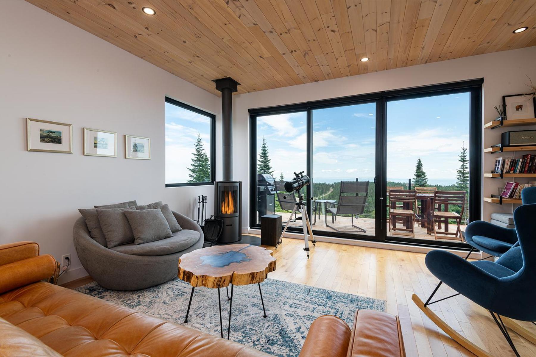Les Chalets Du Massif De Charlevoix Petite-Riviere-Saint-Francois Luaran gambar